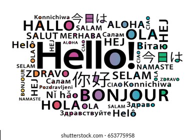 10,112 Hello In Different Images, Stock Photos & Vectors 