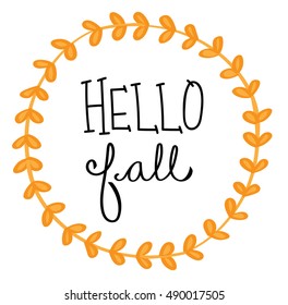 Hello Fall