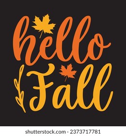 Hello fall -  fall design