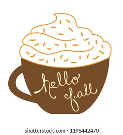 Hello Fall Pumpkin Coffee
