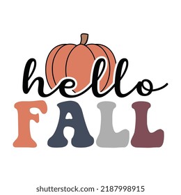 hallo fall svg, fall svg design, fall T-shirt