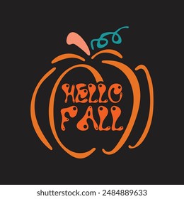 Hello fall wave design for sale