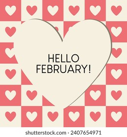 Hello February vector. Welcome February vector.