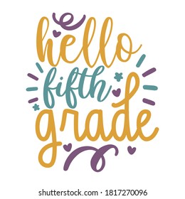 18 Hello fifth grade Images, Stock Photos & Vectors | Shutterstock