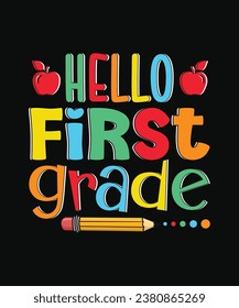 Hello First Garde T-Shirt Design,
