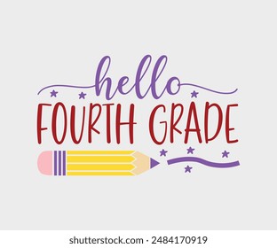 Hello First, Second, Third, Fourth, Fifth, Sixth Grade, Teacher Gift ,First Day Of School ,Kids Back To School T shirt, Gaming School T shirt