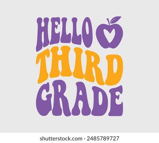 Hello First, Second, Third, Fourth, Fifth, Sixth Grade, Teacher Gift ,First Day Of School ,Kids Back To School T shirt, Gaming School T shirt