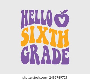 Hello First, Second, Third, Fourth, Fifth, Sixth Grade, Teacher Gift ,First Day Of School ,Kids Back To School T shirt, Gaming School T shirt