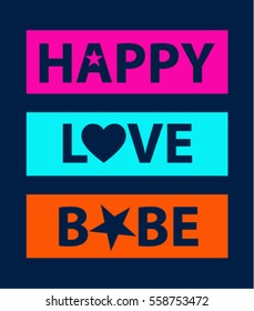hello happy friday slogan typography, t-shirt graphics, vectors, text