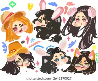 Hello Again~♡
Here more details regarding this File:
Title: Bestfriends stay
file type: EPS

What you can do with this?
Sticker or Design for Totebag and or Shirt 
Thank you in advance~