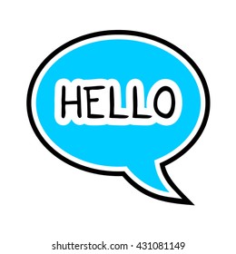 Hello Icon Stock Vector (Royalty Free) 431081149 | Shutterstock