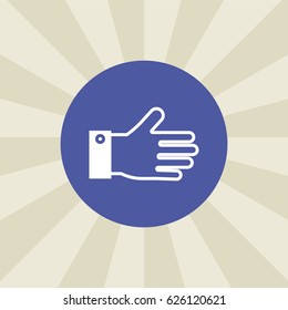 hello icon. sign design. background