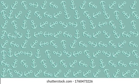Hello! The image of the vector graphics, on the Moscow theme. Anchors on a blue background.