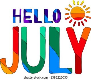 9,493 Hello july Images, Stock Photos & Vectors | Shutterstock