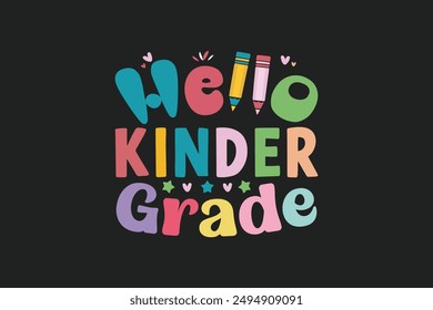 Hallo Kindergrade T-Shirt Design