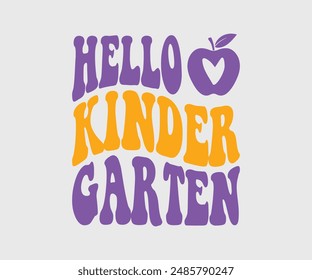 Hello Kindergarten, Teacher Gift ,First Day Of School ,Kids Back To School T shirt, Gaming School T shirt