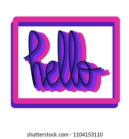 hello letters for postcards