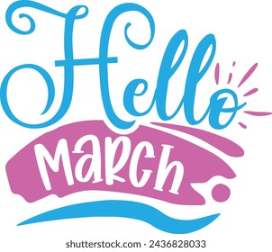 Hello march , Spring design