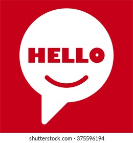 HELLO Message bubble