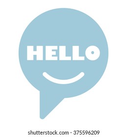 HELLO Message bubble