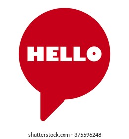 HELLO Message bubble