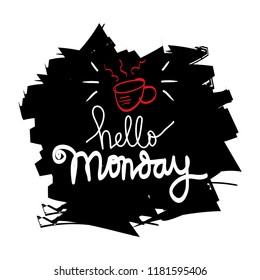 Hello Monday greeting card