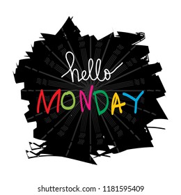 Hello Monday greeting card