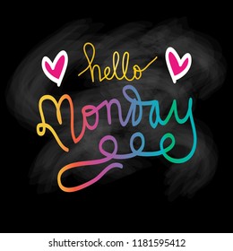 Hello Monday greeting card