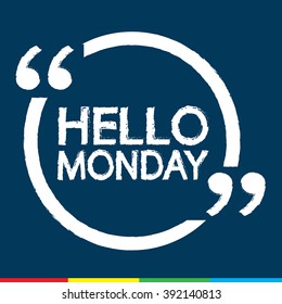 HELLO MONDAY Illustration Design