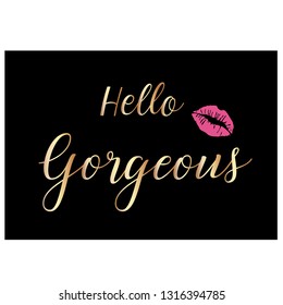 hello motivation positive quotes gold details
