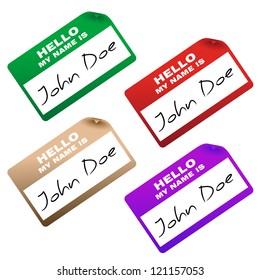 "hello my name is" card/sticker