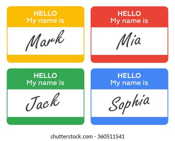 3,711 Hello My Name Is Images, Stock Photos & Vectors | Shutterstock
