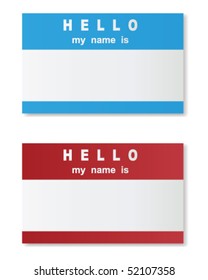 Hello My Name is Stickers