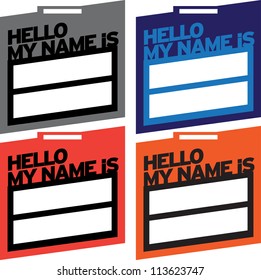 Hello Name Tag