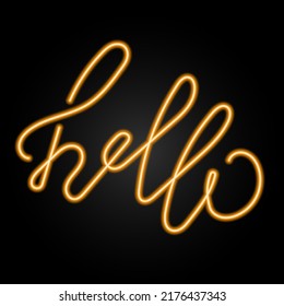 2,924 Hello Neon Images, Stock Photos & Vectors | Shutterstock