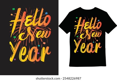 Hello new year t-shirt design Do you need day based  t-shirt design for  pod business? I can design any type of t-shirt you can order from me.