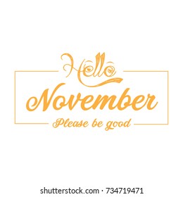 hello november