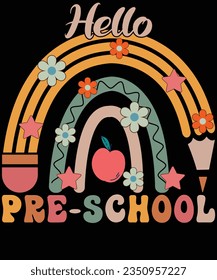 Hallo Pre-School T-Shirt Design