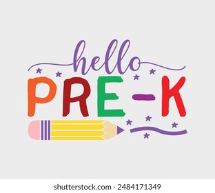 hello pre-k, Teacher Gift ,First Day Of School ,Kids Back To School T shirt, Gaming School T shirt