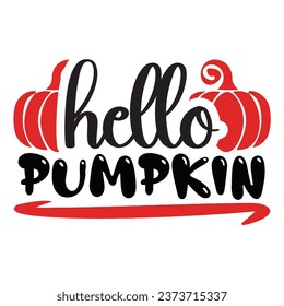 Hello pumpkin - fall design