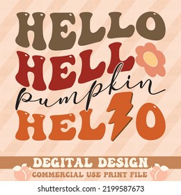 hello pumpkin hello,svg design vector file.