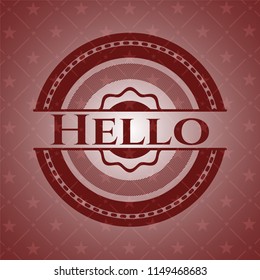 Hello red emblem