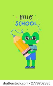 Hello school card and