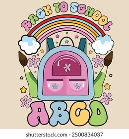 Hello School Shirt, Back to School Shirt, ABCD Back To School Design .