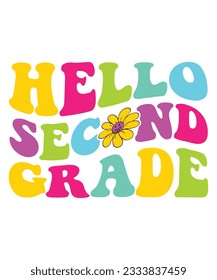 Hello Second Grade T-shirt SVG