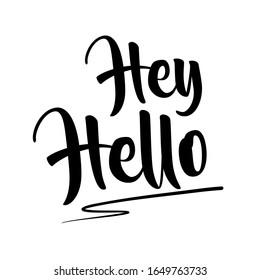 Hello Sign, Hey Sign Vector