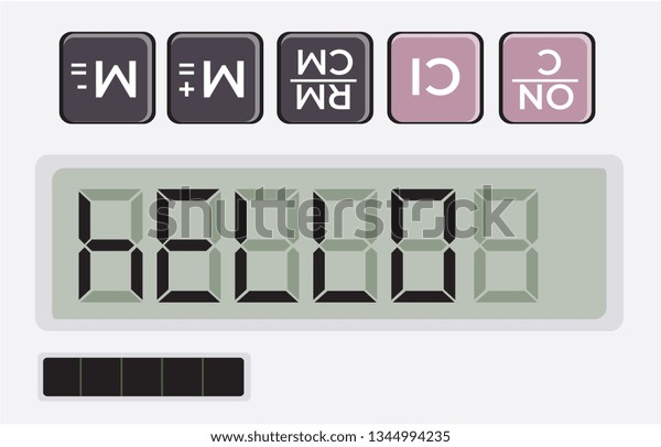hello-slogan-in-digital-number-upside-down-of-calculator-display