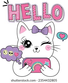 Cat Kitten Drawing Hello Kitty Kawaii, Cat transparent background