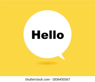 1,487 Hello welcome speech bubble icon Images, Stock Photos & Vectors ...