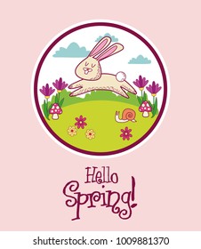 Hello spring card